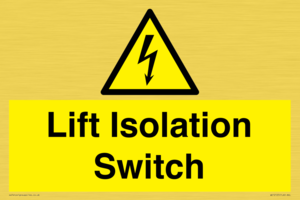Lift Isolation Switch